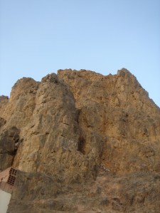 Cave of Uhud from base of mountain