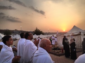 Sunset on Arafah - Hajj 2012 (Picture courtesy of Shaykh Muhammad Al-Shareef)