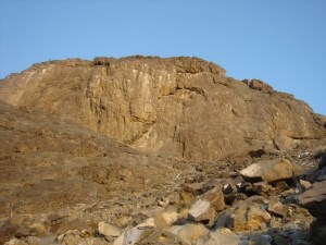 Jabbal Nur from the base