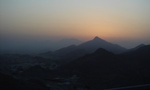 The earliest sunrise shot - with the sun's glow still muted