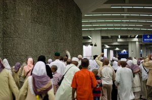 One of the jamaraat walls