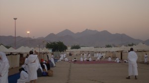 Morning on the plain of Arafah