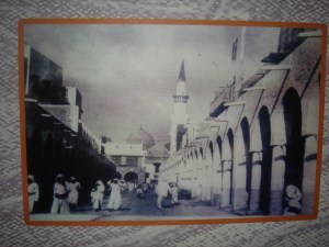 A historical image of Masjid-an-Nabawi