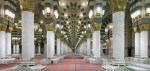 Another view of the inside of Masjid-an-Nabawi