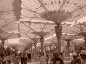 An incredible experience - being outside Masjid-an-Nabawi