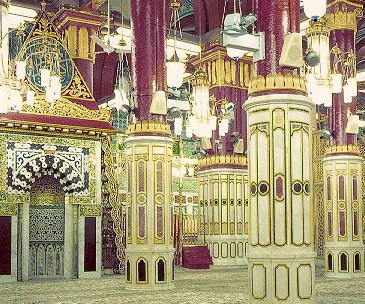 The Rawdatul Jannah in Masjid-an-Nabawi - a piece of paradise