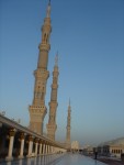 The rooftop of Masjid-an-Nabawi