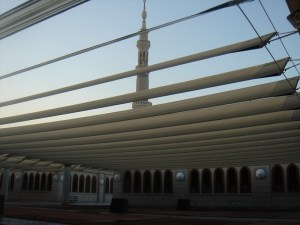 Another view from the rooftop of Masjid-an-Nabawi