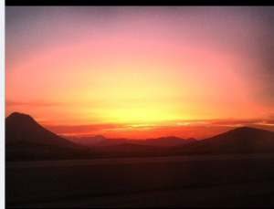Mountains between Madinah and Makkah