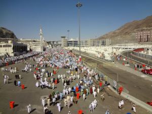 Mina during Hajj 2011