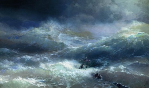 The Wave by Ivan Aivazovsky (1889)