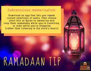 Subconscious memorisation