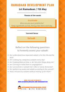 AccidentalMuslims.com Ramadaan Development Programme page 2
