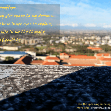 I like rooftops, for they give space to my dreams. Allow these inner eyes to explore, and ignite in me the thought of what could be.