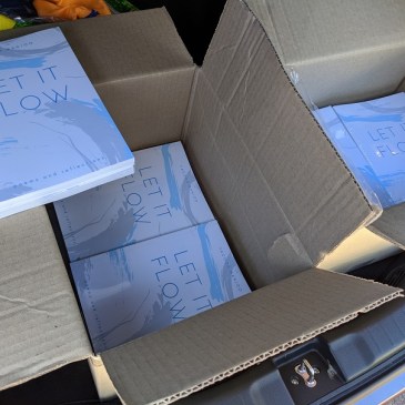 A happy day, as the batch of printed books arrived